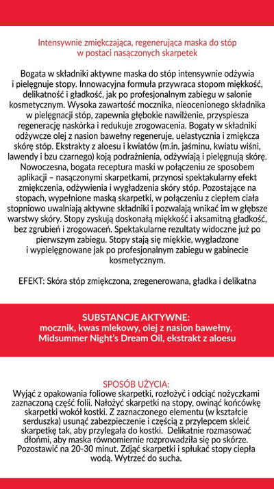 Maskë eksfoliuese për këmbë LC+, çorape 1 palë, që zbut dhe rigjeneron
