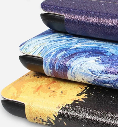 Заштитна навлака Strado Graphic Case за Kindle Paperwhite 5, пластична, со микрофибер, повеќебојна