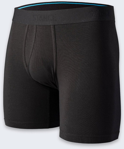 Bokserë Stance Staple Wholester, 6\", për burra, të zinj