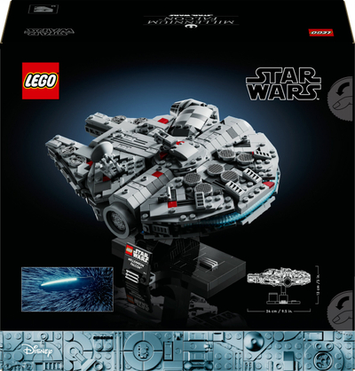 Set ndërtimi LEGO Star Wars Millennium Falcon 75375, 921 pjesë, gri