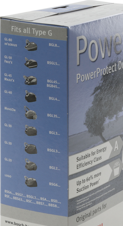 Qese për fshesë me korrent Siemens PowerProtect Type G ALL, 4 copë