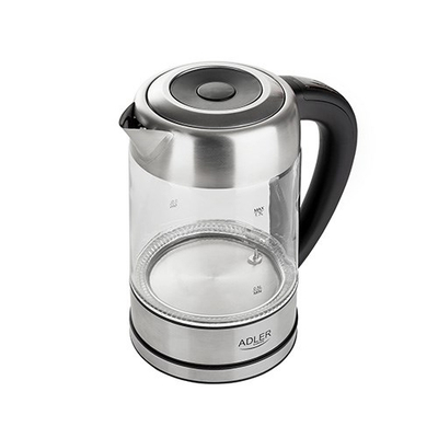 Ibrik elektrik Adler AD 1247, 1.7L, 2200W, xham transparent
