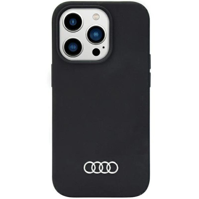 Futrollë silikoni Audi për iPhone 14 Pro Max 6.7", e zezë
