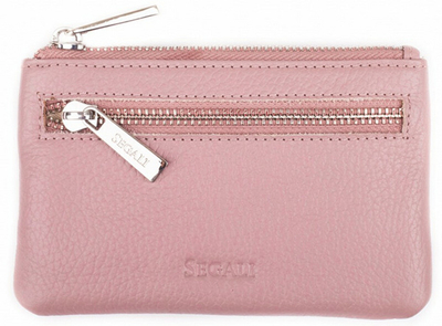 SEGALI Кожена Мини Портмонета-Клучарка 7291 Cameo Rose