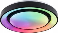 Plafonierë tavani Paulmann Rainbow Dynamic, 38.5W LED, RGB dritë e bardhë e ndryshueshme, bardhë e zezë