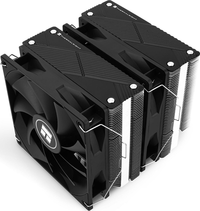 Ладилник за процесор Thermalright Phantom Spirit 120, двоен кула-дизајн, 2x 120mm PWM, црн