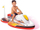 Lодрa за пливање Intex Scooter 57520NP, надувлив душек, 117x77 cm, повеќебојна