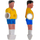 Figurë futbolli tavoline Enero, 10.5 cm, plastik, e verdhë