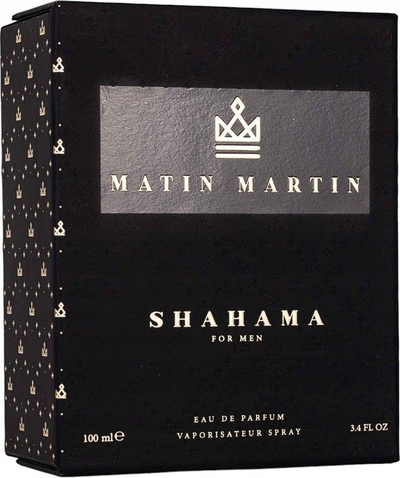 Parfum për meshkuj Matin Martin Shahama, Eau de Parfum, 100ml, i zi