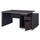 Tavolinë zyre Homemania Professional HM2113R, me dollap djathtas, 180x80x76 cm, wenge gri
