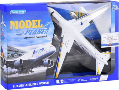 Avion lodër me telekomandë RC0609 B718, drita LED, i bardhë
