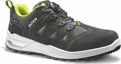 Këpucë pune të ulëta Elten RILEY XXF BOA GTX, ESD O2 WR CI, gri me lime, nr 39