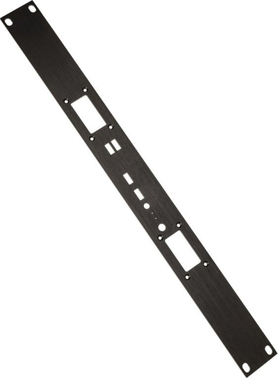 Pllakë e përparme rackmount Akasa Plato WS, 1U, alumin, e zezë