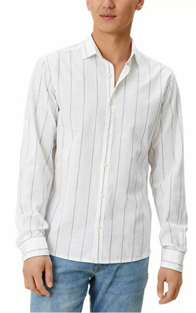 Këmishë s.Oliver Slim Fit 13.204.21.X218.01G6, e bardhë