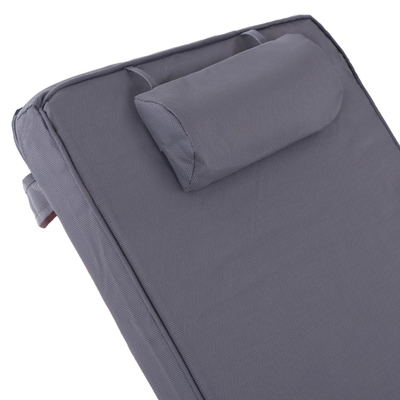 Jastëk shezlloni Sifnos textline gri 196(117+1+78)×58×9 cm (HM11236.30T), gri