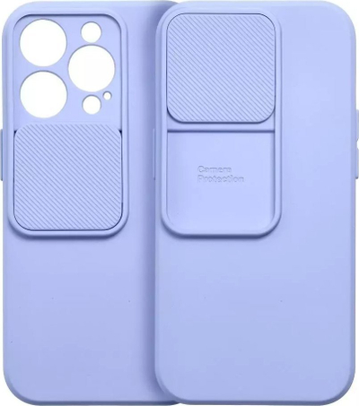 Maskë slide për iPhone 14 Pro, TPU i butë, mbrojtje kamere, lejla