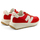 Atlete unisex New Balance U370VD, lëkurë zamujshe dhe rrjetë, taban EVA, të kuqe