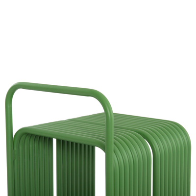 Stol Intrepid prej alumini 40x38x42,5-55Hcm (HM6326.07), gjelbër