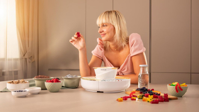 Makineri për karamele Cecotec Fun&Sugar Gummy, 40W, kallëpe silikoni, e bardhë