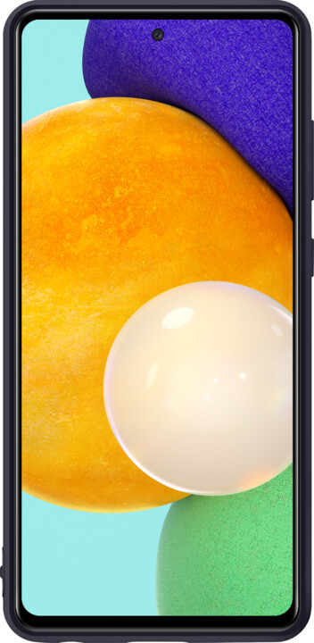 Mbrojtëse silikoni Samsung për Samsung Galaxy A72, e zezë