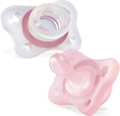 Biberon zbutës Chicco PhysioForma Mini Soft, silikon, 2 copë, rozë