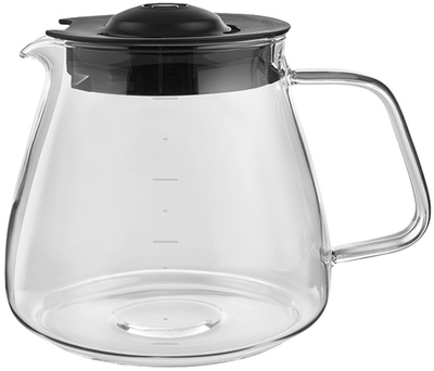Ibrik qelqi Melitta AromaFresh II, 1.25L, për makinë kafeje, transparent