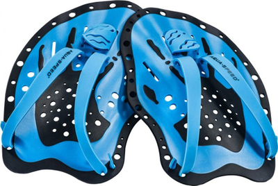 Палми за пливање Aqua-speed Swim Paddle 148, за тренинг, сини и црни