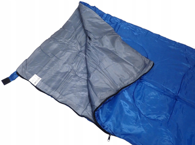 Qese fjetjeje Kubisport ENVELOPE 1, 190x75 cm, verore, blu