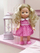 Kukull Molly Walking Doll, 33cm, me këngë, fustan rozë