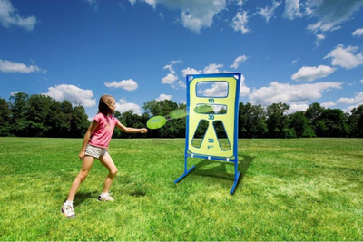 Lojë me target Scatch Frisbee Target with Disc, 111x56x43cm, plastike, shumëngjyrëshe