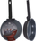 Tigan Excellent Houseware Excilon, 24 cm, alumin i farkëtuar, gri e zezë