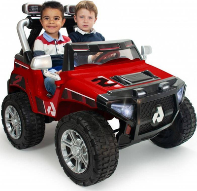 Makinë lodër me bateri Injusa Monster Car, 24V, 2 vende, e kuqe