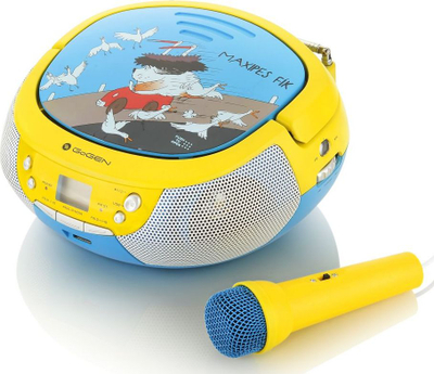 Radio portative GoGEN MAXI, USB AUX, me mikrofon karaoke, blu