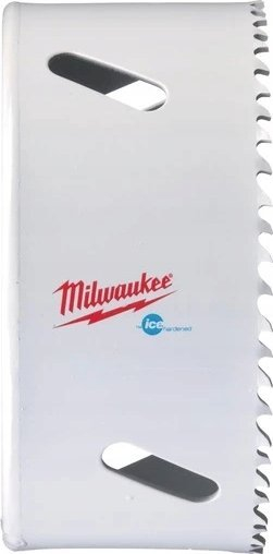 Sharrë rrethore Milwaukee Hole Dozer, 102mm, bi-metal, e bardhë