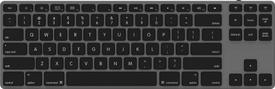 Тастатура Matias FK408BTB, wireless, UK, црн и Црна