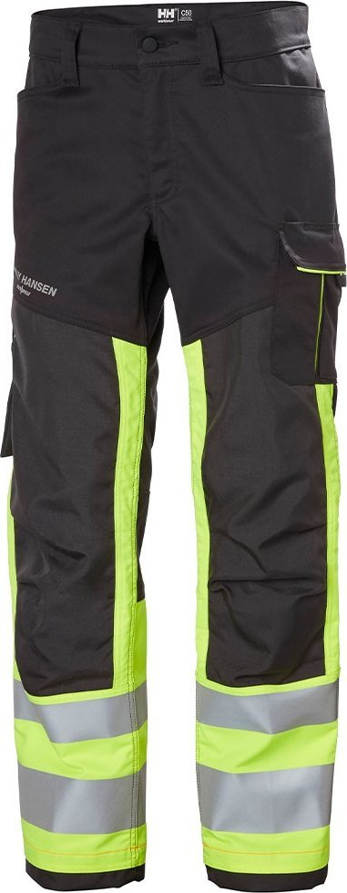 Pantallona pune Helly Hansen Alna 2.0, me shirita reflektues, të verdha C52