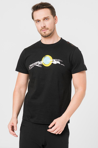 Bluzë casual për meshkuj Bicycle Hand, XL, e zezë