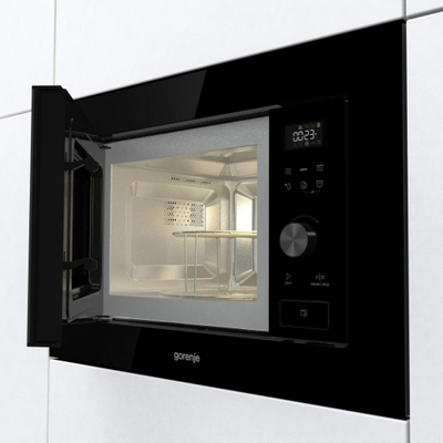 Furrë me mikrovalë inkaso Gorenje BM201AG1BG, 800W, 59.5 cm, e zezë