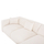 Kënd divan Bricken HM3275.02R, 3 ulëse, 282x160 cm, i bardhë