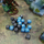 Set zare Q Workshop Fortress Compact D6, 20 copë, 14 mm, zi me blu