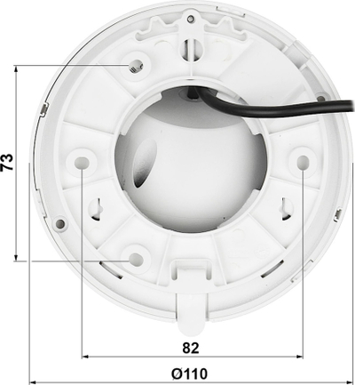 Kamerë sigurie Dahua DH-HAC-HDW1200TQP-A-0280B-S6, 2MP, IR 40m, e bardhë