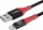 Kabllo USB MicroConnect Lightning në USB A, 1.5m, 2.4A, e zezë