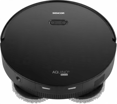 Robot fshesë Sencor AQUINO+ SRV 9790BK, navigim me lazer, stacion vetëpastrues, e zezë