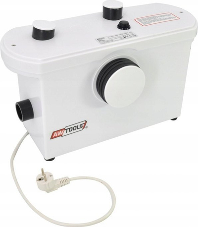 Pompe WC Awtools me macerator, 600W, e bardhë
