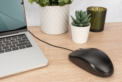 Mi Maus Digitus ZUB, optik, 1200 DPI, me kabllo USB, i zi