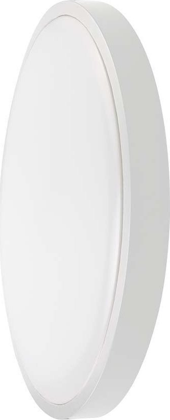 Plafonierë LED me sensor, 295mm, 24W 2400lm 6500K, IP44, e bardhë