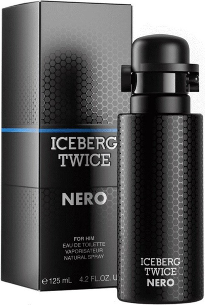 Ujë tualeti Iceberg Twice Nero për burra, 125 ml, i zi