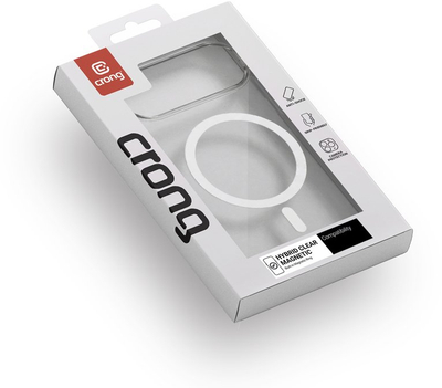 Futrollë telefoni Crong Hybrid Clear Magnetic për OnePlus 15R, MagSafe, transparente