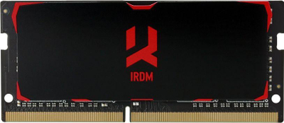 Memorie RAM Goodram IRDM IR-3200S464L16SA, 8GB DDR4 SODIMM, 3200MHz, e zezë