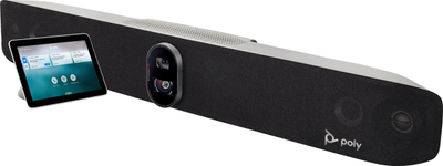 Video bar për konferenca Poly Studio X70 me TC8 Controller, 4K UltraHD, reduktim zhurme, e zezë